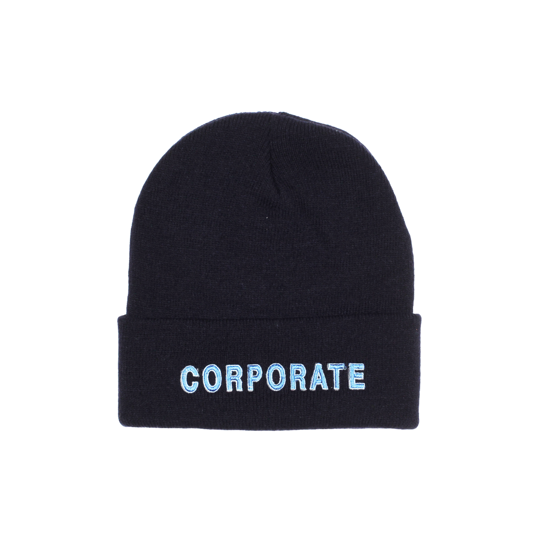 Corporate Logo Beanie, Navy